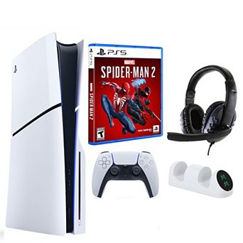 PS5 Slim with Spiderman 2 & Accessories