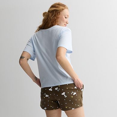 Juniors' SO® Short Sleeve Skimmer Tee