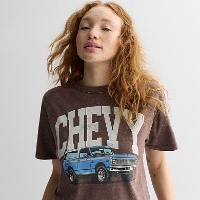 Juniors' SO® Short Sleeve Skimmer Tee