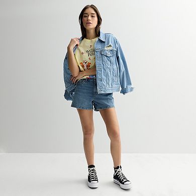 Juniors' SO® Short Sleeve Skimmer Tee