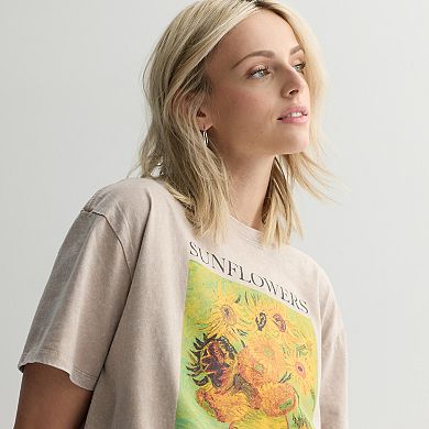 Juniors' Generic Short Sleeve Skimmer Top