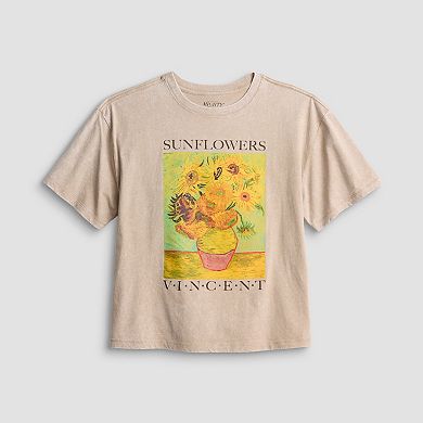 Juniors' Generic Short Sleeve Skimmer Top