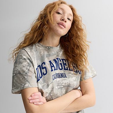 Juniors' Generic Short Sleeve Skimmer Top