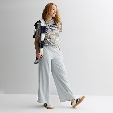 Juniors' Generic Short Sleeve Skimmer Top