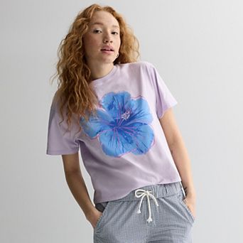 Juniors' SO® Short Sleeve Skimmer Top