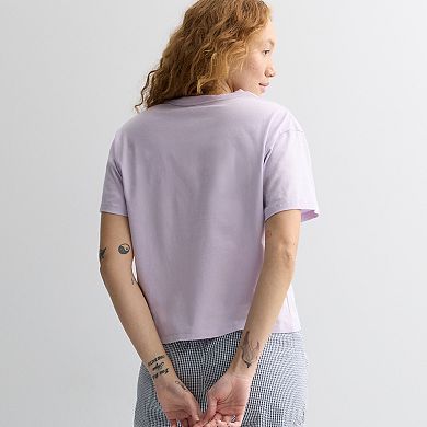 Juniors' SO® Short Sleeve Skimmer Top