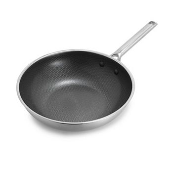 GreenPan Apex 11-Inch Hybrid Tri-Ply Stainless Steel Wok