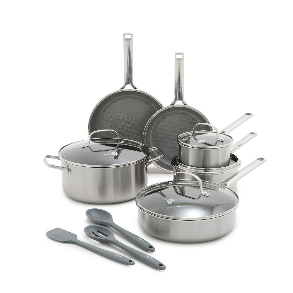 GreenPan Apex 13-pc. Hybrid Tri-Ply Stainless Steel Cookware Set