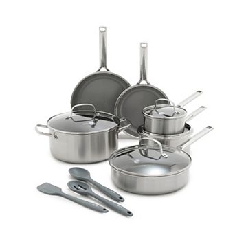 GreenPan Apex 13 pc Hybrid Tri-Ply Stainless Steel Cookware Set