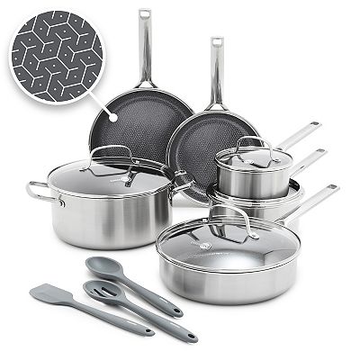 GreenPan Apex 13-pc. Hybrid Tri-Ply Stainless Steel Cookware Set