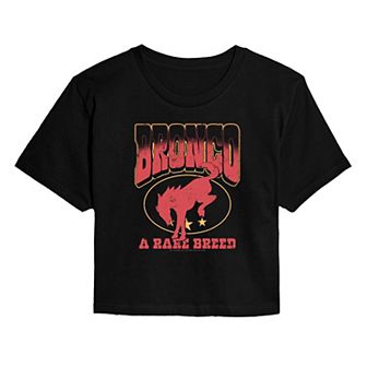 Juniors' Ford Bronco A Rare Breed Vintage Cropped Tee