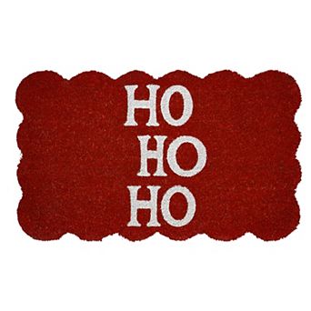 Hallmark "Ho Ho Ho" Holiday Outdoor Coir Doormat