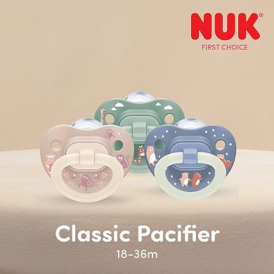 NUK First Choice 3-Pack 18-36 Months Classic Pacifiers