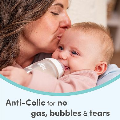 NUK First Choice 3-Pack Anti-Colic Smooth Flow Bottles