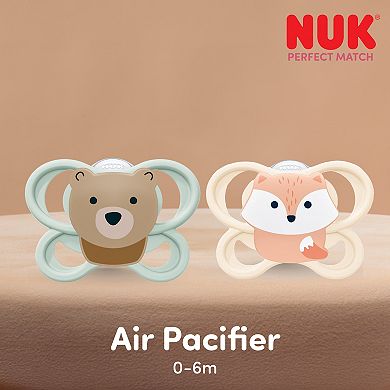 NUK Perfect Match 2-Pack Air Pacifiers