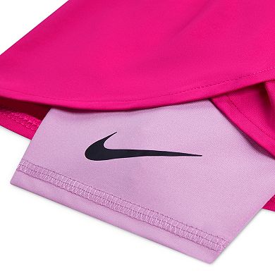 Girls 4-6x Nike Dri-FIT T-Shirt & Twofer Swing Shorts 2-Piece Set