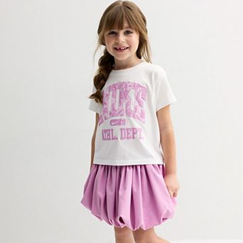 Baby Toddler & Little Girls 12 months - 6x Nike Lace It Up T-Shirt & Dri-FIT Skort 2 pc Set