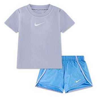 Baby Girls Nike Lace It Up T-Shirt & Dri-FIT Shorts 2 pc Set