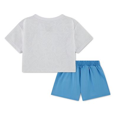 Baby Girls Nike Top & Dri-FIT Shorts 2-Piece Set