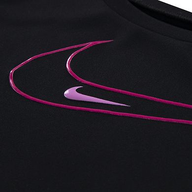 Baby Girls Nike Dri-FIT T-Shirt & Twofer Shorts 2-Piece Set