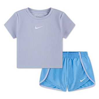 Toddler Girls Nike Lace It Up T-Shirt & Dri-FIT Athletic Shorts 2 pc Set