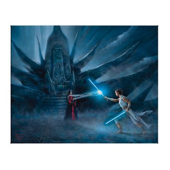 Thomas Kinkade Star Wars: The Rise of Skywalker ‘Rey’s Awakening’ Gallery Wrapped Canvas 24" x 30" Wall Art