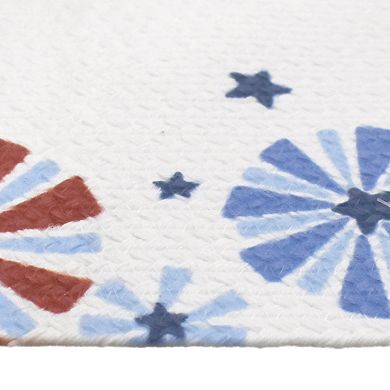 Celebrate Together Americana Fireworks Braided Runner