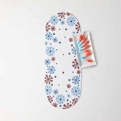 Celebrate Together Americana Fireworks Braided Runner