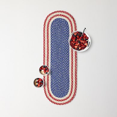 Celebrate Together Americana Braided Table Runner