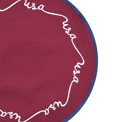 Celebrate Together Americana Embroidered USA Placemat
