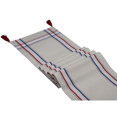 Americana Windowpane Table Runner