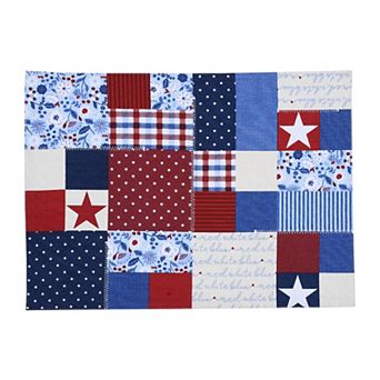 Americana Faux Applique Set of 2 Placemat