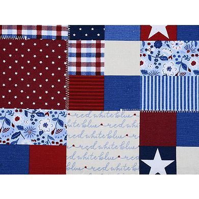 Americana Faux Applique Placemat