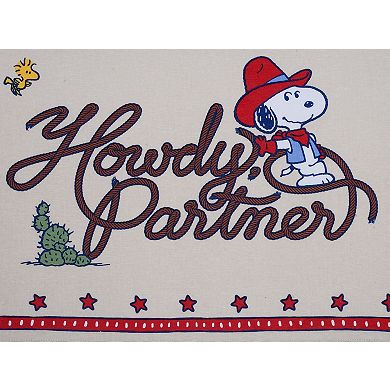 Americana Snoopy Cowboy Placemat