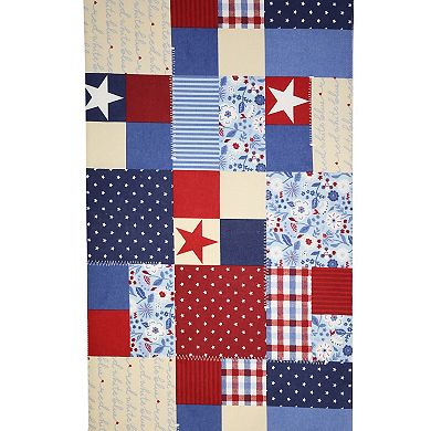 Celebrate Together Americana Faux Applique Table Runner 14" x 72"