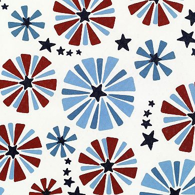 Americana Fireworks Print Tablecloth