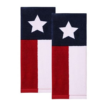 Americana 2 pk Texas Flag Terry Kitchen Towels