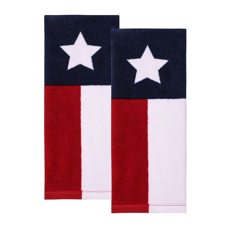 Celebrate Together™ Americana 2-pk. Texas Flag Terry Kitchen Towels, Red White Blue