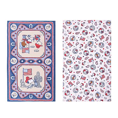 Celebrate Together Americana 2-Piece Snoopy Cowboy Kitchen Towels