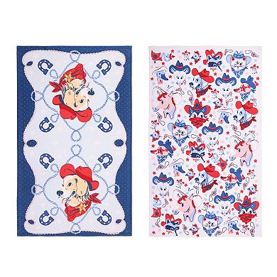Americana 2-pk. Sheriff Dog Kitchen Towels