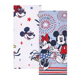 Americana Disney's Mickey & Minnie 2 pk Kitchen Towels