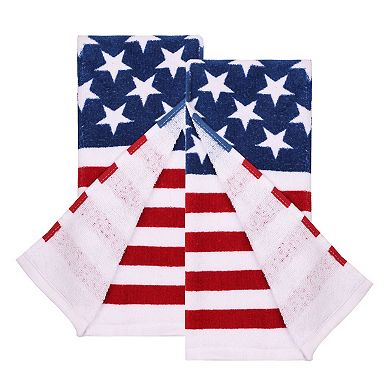 Americana 2-pk. Flag Terry Kitchen Towels