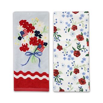 Celebrate Together™ Americana 2 pc Flag Bouquet Kitchen Towels