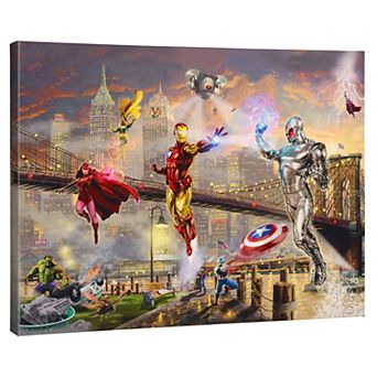 Thomas Kinkade Marvel’s Iron Man Gallery Wrapped Canvas Wall Art