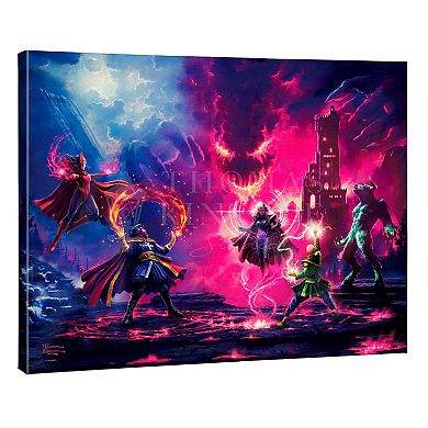 Thomas Kinkade Marvel’s Doctor Strange ‘Dark Despot’ Gallery Wrapped Canvas Wall Art