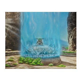 Thomas Kinkade Star Wars: The Mandalorian ‘Force Within’ Gallery Wrapped Canvas Wall Art