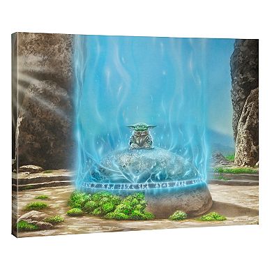Thomas Kinkade Star Wars: The Mandalorian ‘Force Within’ Gallery Wrapped Canvas Wall Art