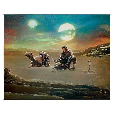 Thomas Kinkade Star Wars: Obi-Wan Kenobi ‘His Past’ Gallery Wrapped Canvas Wall Art