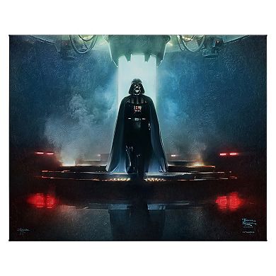 Thomas Kinkade Star Wars: Obi-Wan Kenobi ‘Darkness Arrived’ Gallery Wrapped Canvas Wall Art