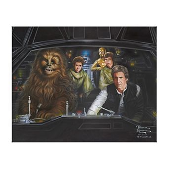Thomas Kinkade Star Wars ‘Strike Team’ Gallery Wrapped Canvas Wall Art